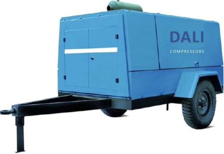 Передвижной компрессор Dali DLDY-55/8GA-F